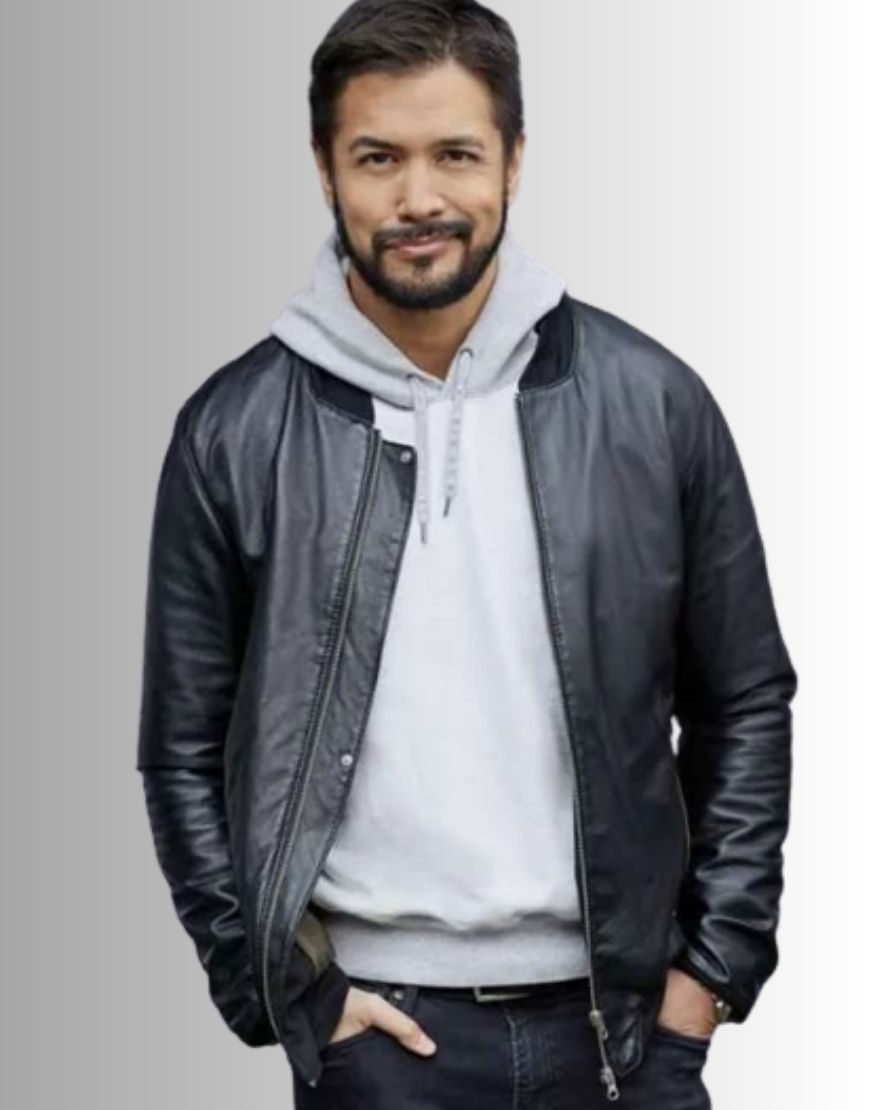 Marco Grazzini Hearts in the Game Diego Vasquez Black Leather Jacket